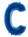 C harfi Sarı Altın Gold folyo harf balon 40 inch 100 cm