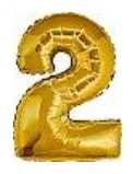İki Rakam Sarı Altın Gold folyo rakam balon 40 inch 100 cm