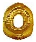 Sıfır Rakam Sarı Altın Gold folyo rakam balon 40 inch 100 cm