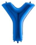 Y harfi Sarı Altın Gold folyo harf balon 40 inch 100 cm